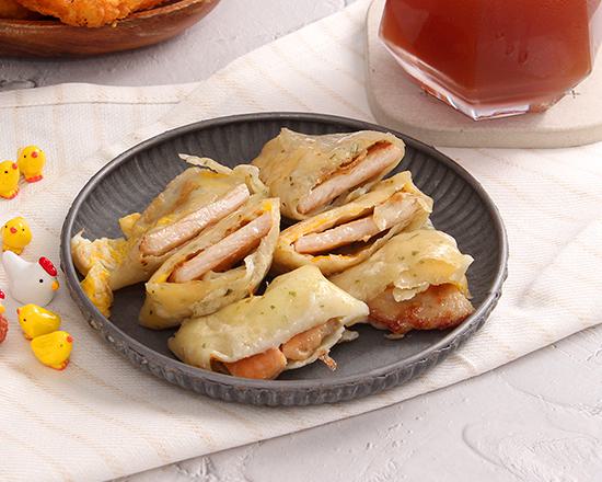 黑胡椒豬排蛋餅